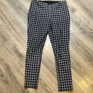 BOGO!! EUC, Black and White Plaid Pants